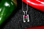 3.12ct Watermelon Tourmaline Custom Pendant Discount