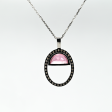 1.59CT TOURMALINE AND DIAMOND CUSTOM PENDANT Sale