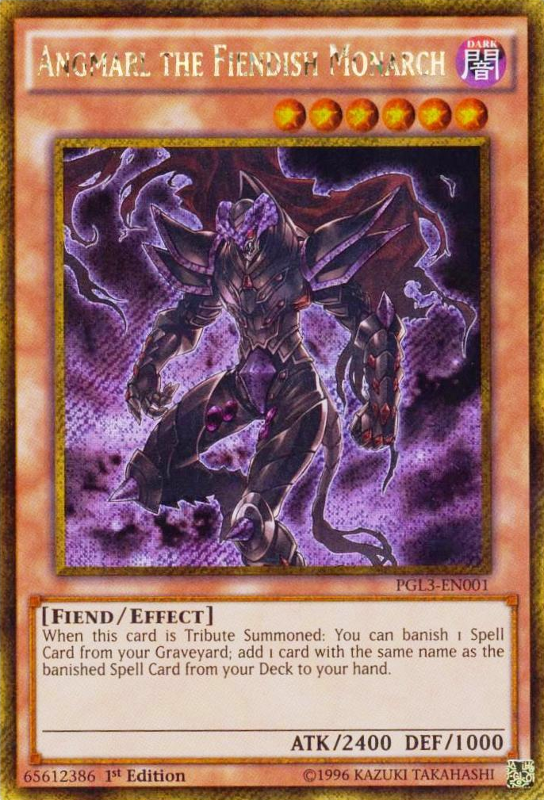 Angmarl the Fiendish Monarch [PGL3-EN001] Gold Secret Rare Supply