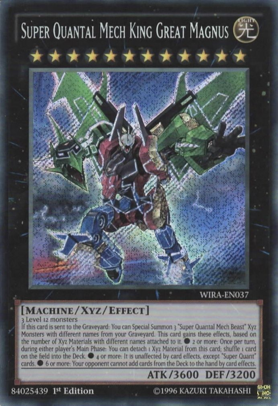 Super Quantal Mech King Great Magnus [WIRA-EN037] Secret Rare Fashion